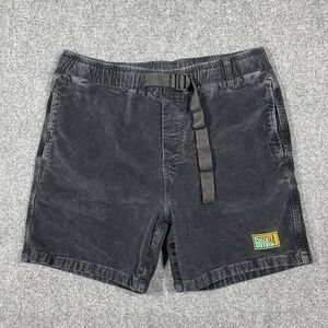 Gotcha Corduroy Surf Shorts Belted Marietta Large Black 0626